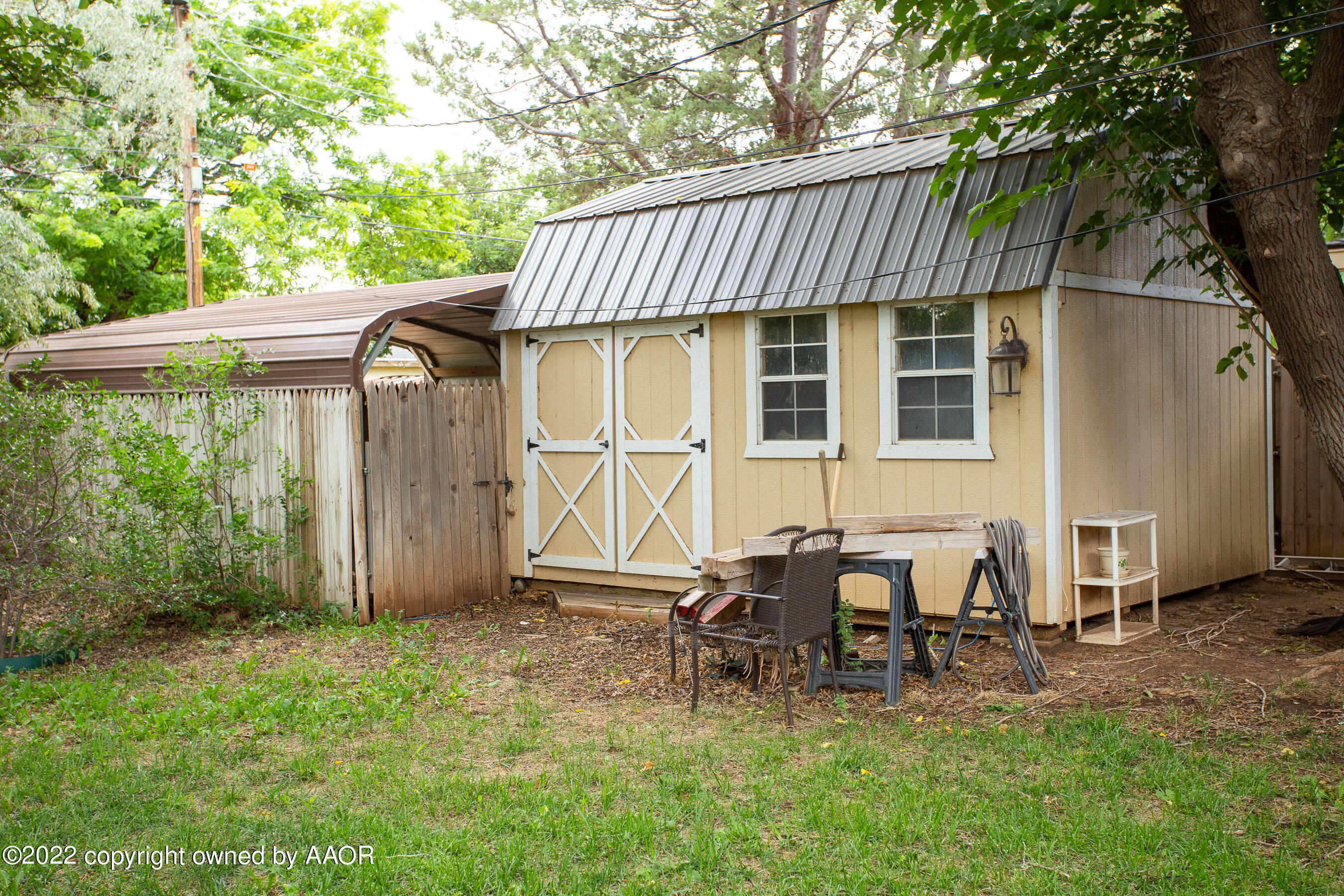 3607 Patterson Drive Amarillo, TX 79109 - Photo 24 of 24 a view of a house with backyard and sitting area