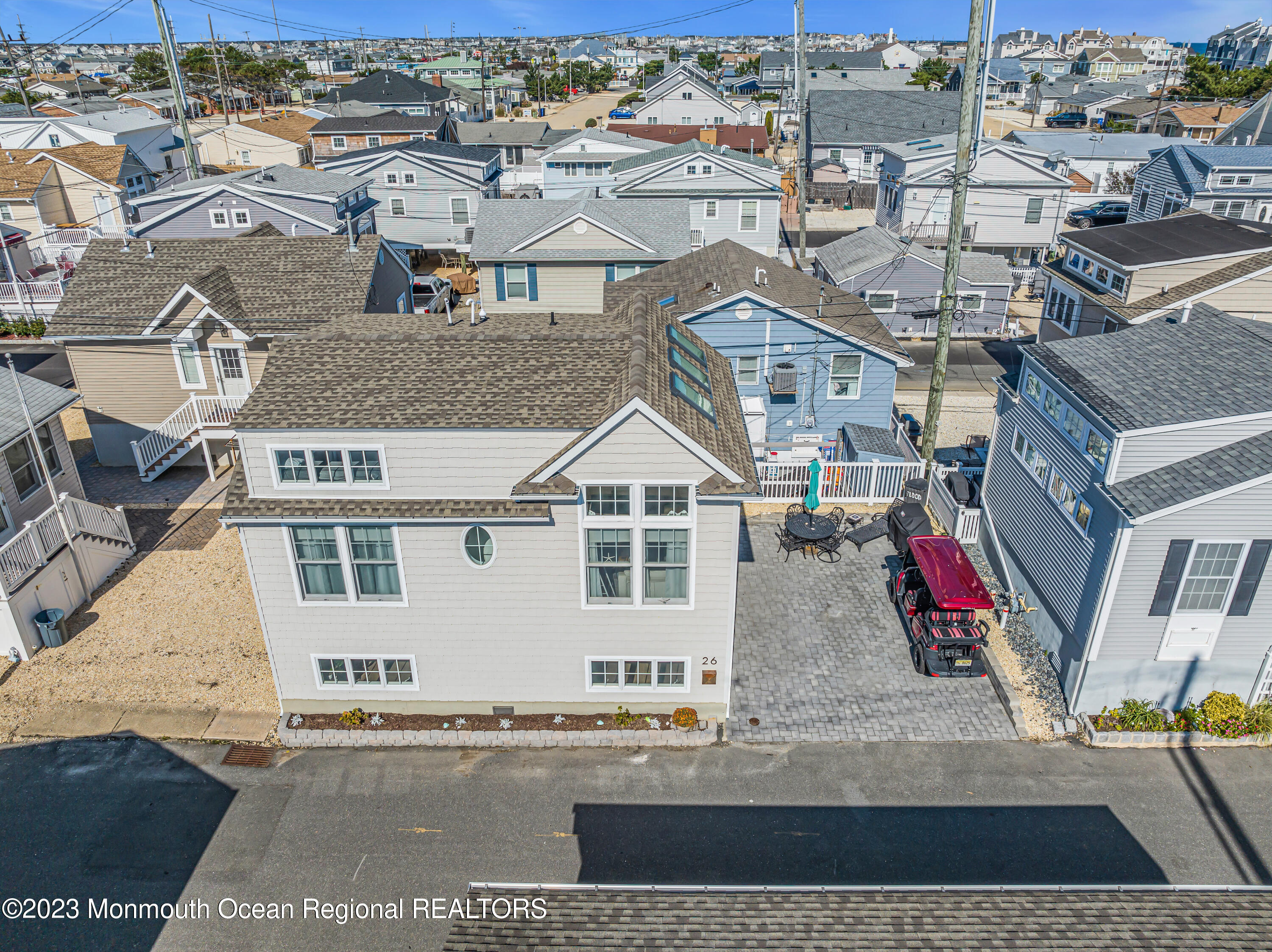 26 East Shell Way Lavallette, NJ 08735 - Photo 40 of 46 an aerial view of residential houses