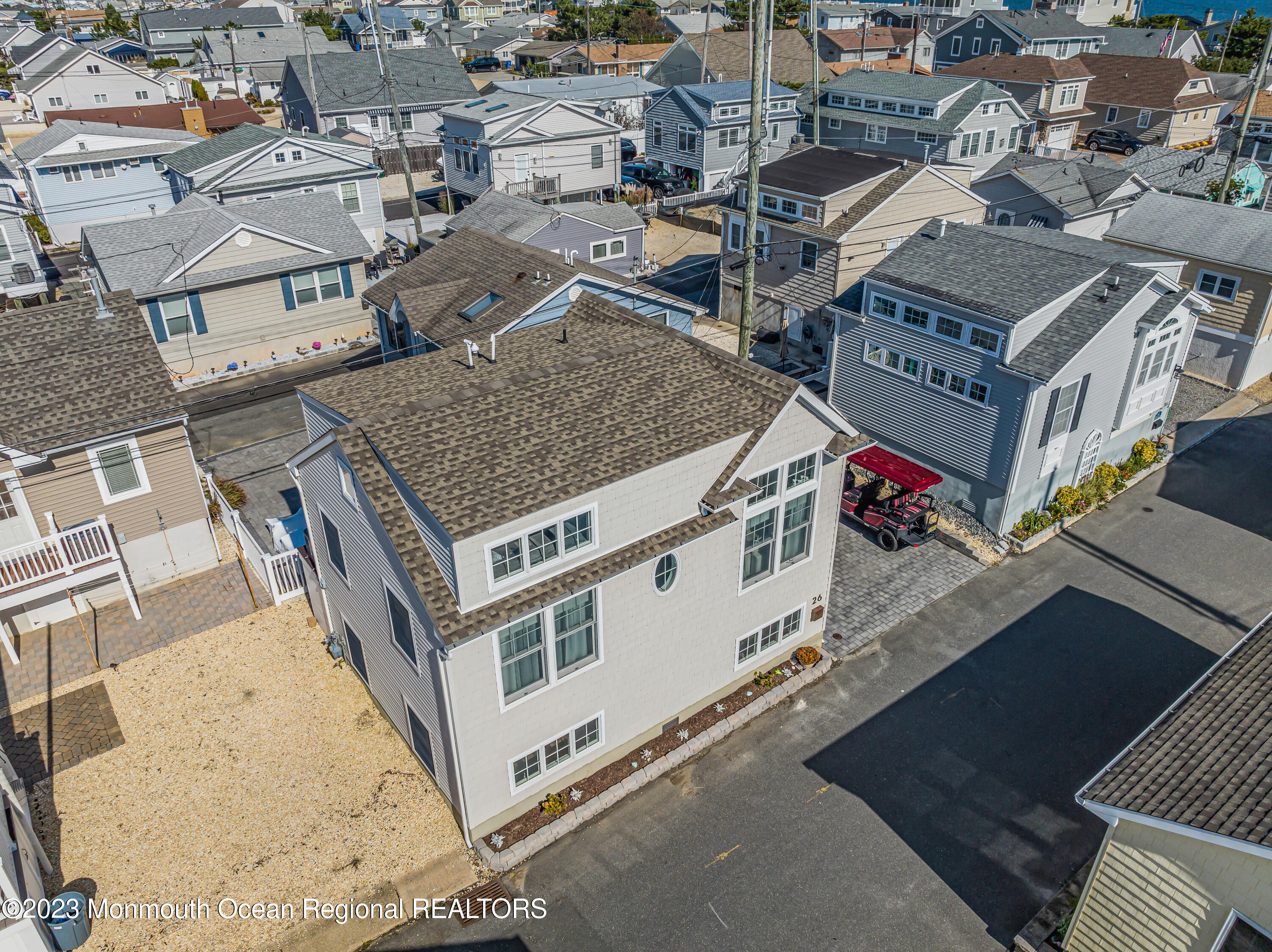 26 East Shell Way Lavallette, NJ 08735 - Photo 41 of 46 an aerial view of a house