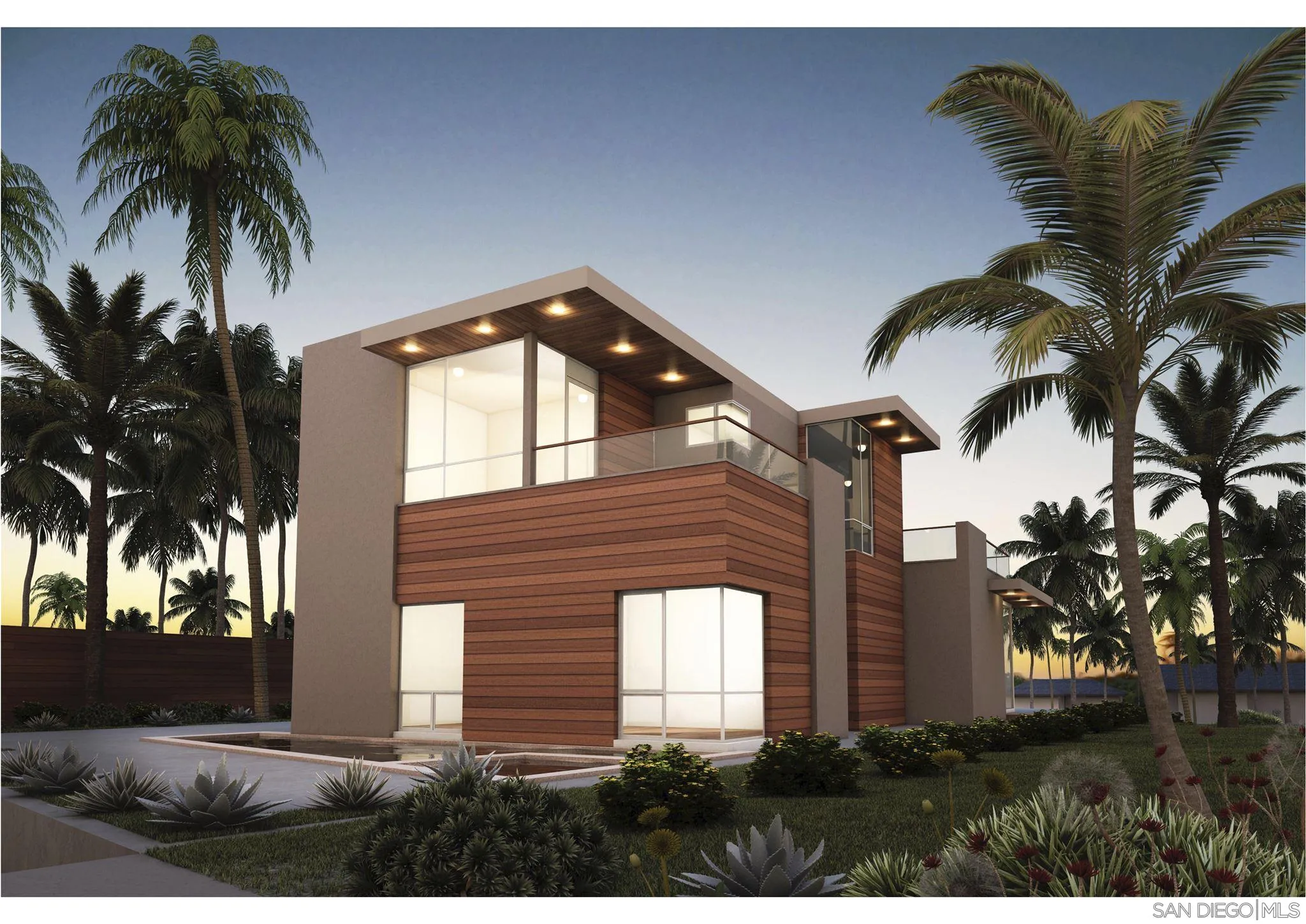 5616 Abalone Place La Jolla, CA 92037 - Photo 15 of 18 a front view of a house with a yard and garage