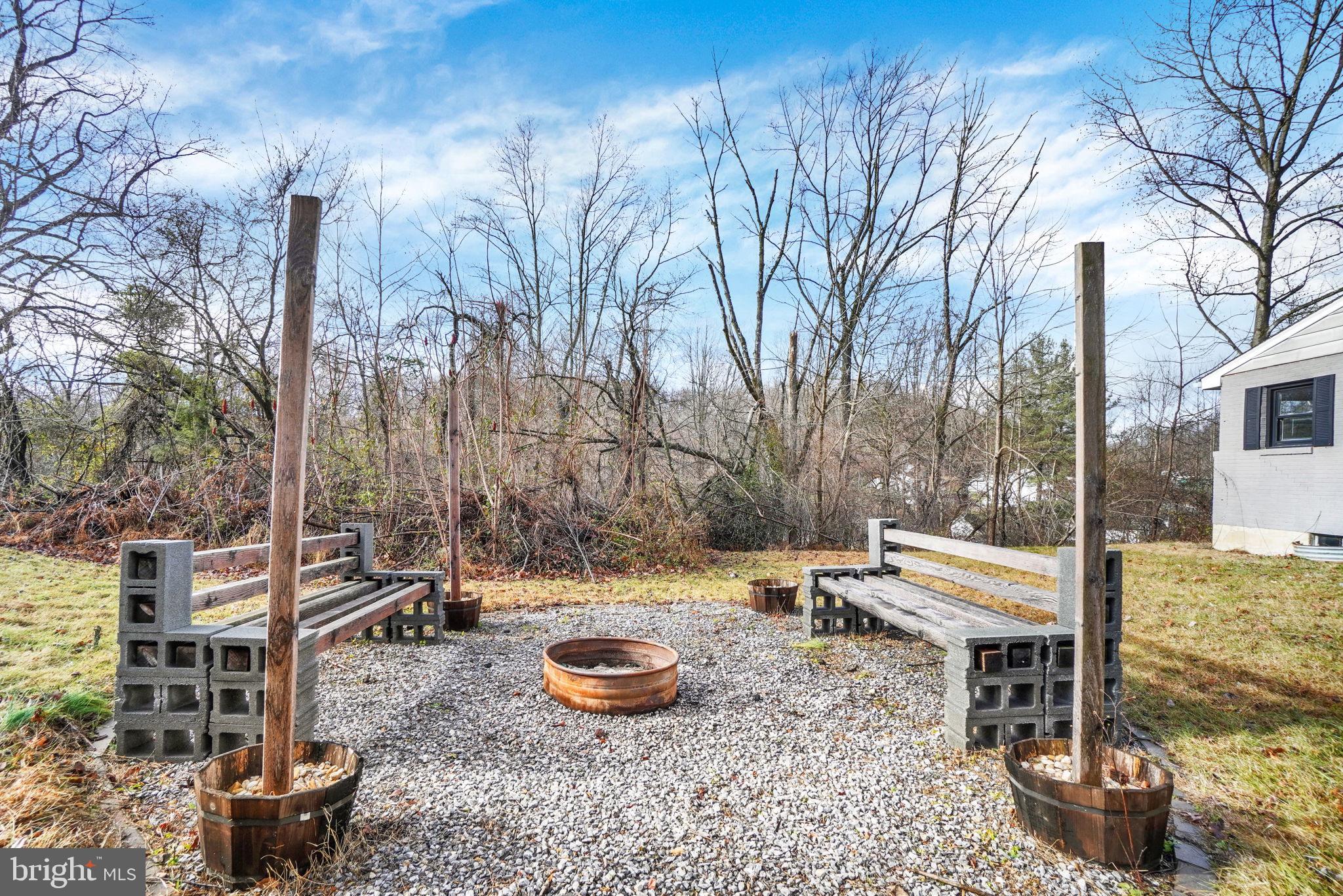 5714 Spruce Road Felton, PA 17322 - Photo 21 of 33 a view of a backyard with table and chairs and potted plants