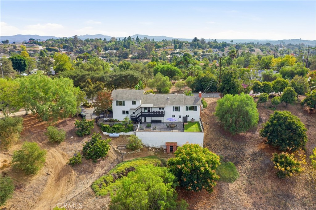 1864 Winterwarm Drive Fallbrook, CA 92028 - Photo 48 of 48 an aerial view of a house with a yard basket ball court and outdoor seating