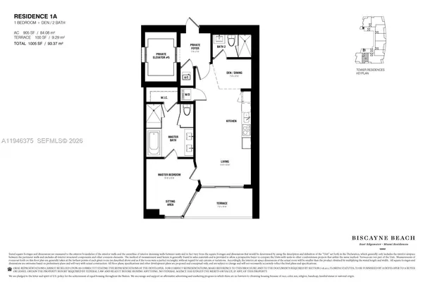 $3,995 | 2900 Northeast 7th Avenue, Unit 808, Miami, FL 33137