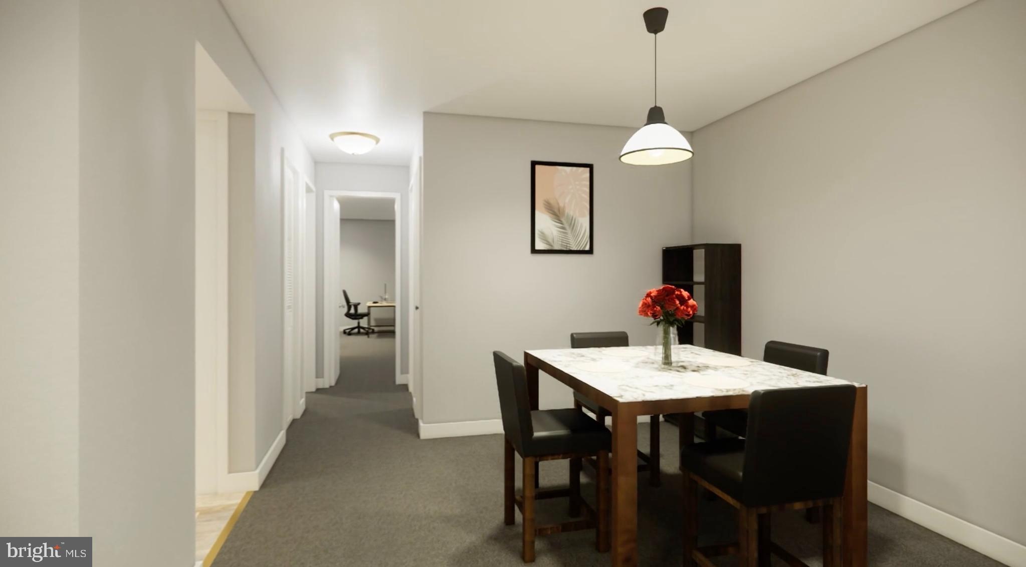 8007 Mandan Road, Unit 203 Greenbelt, MD 20770 - Photo 13 of 25 a dining room with a table and chairs