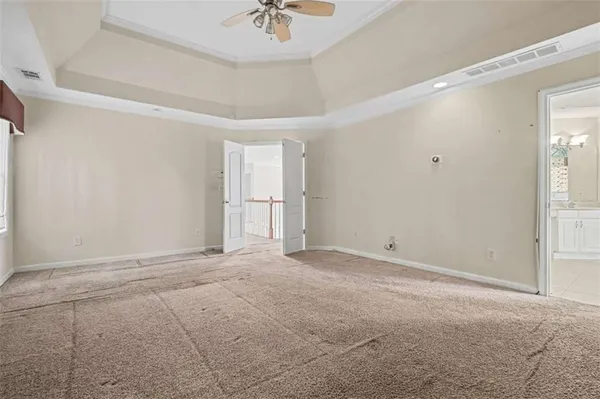 a view of an empty room