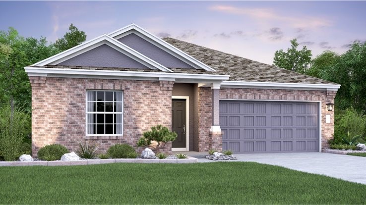 101 River Rise Road Kyle, TX 78640 - Photo 1 of 1 a front view of a house with a yard and garage