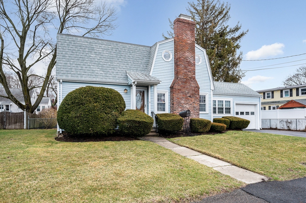 9 Allen Road Waltham, MA 02453 - Photo 30 of 40 a view of a house with a yard and potted plants