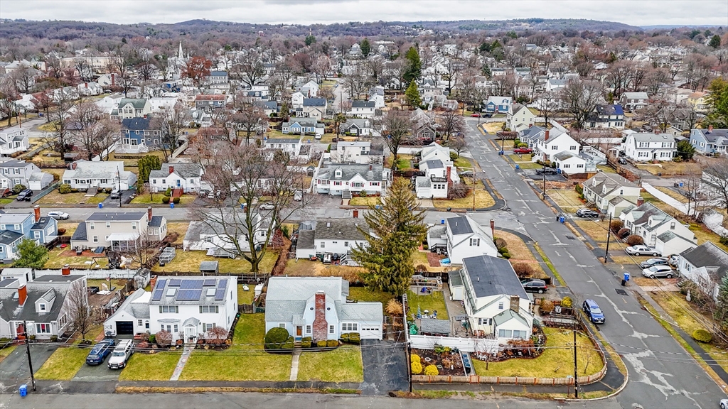 9 Allen Road Waltham, MA 02453 - Photo 36 of 40 an aerial view of residential houses with outdoor space