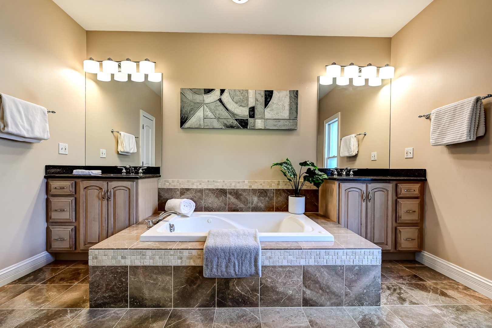 8827 Palisades Road Burr Ridge, IL 60527 - Photo 21 of 35 a spacious bedroom with a bed and dresser