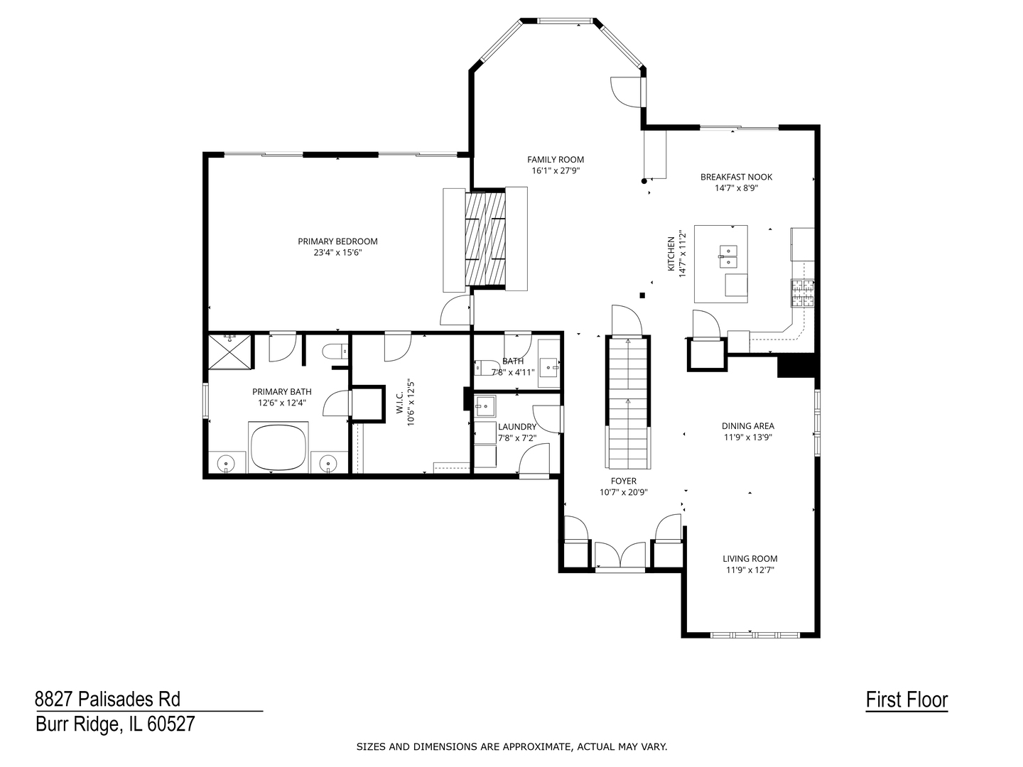 8827 Palisades Road Burr Ridge, IL 60527 - Photo 30 of 35 a picture of a room with a white wall and a white wall