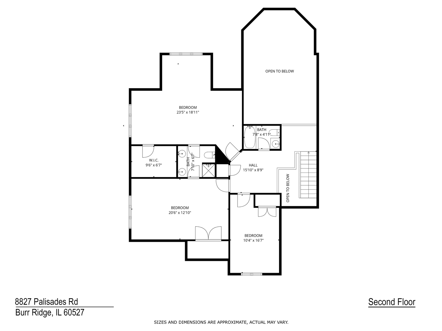 8827 Palisades Road Burr Ridge, IL 60527 - Photo 31 of 35 a picture of floor plan