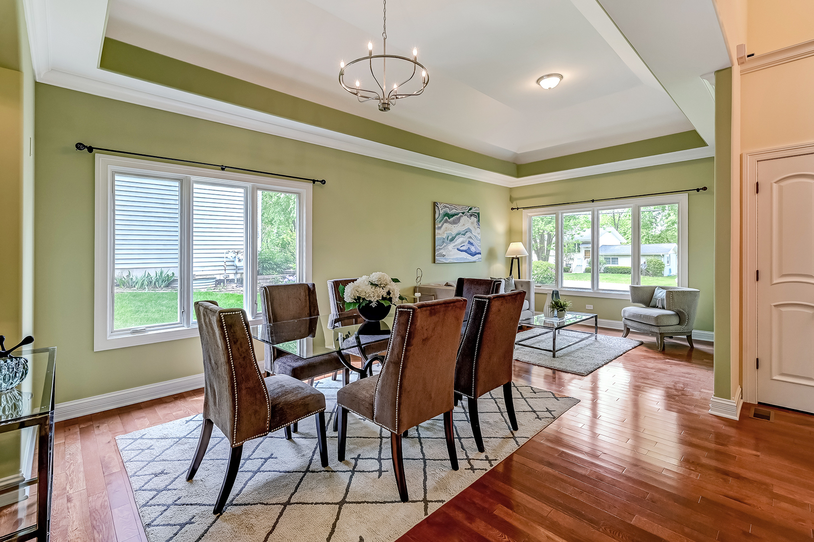 8827 Palisades Road Burr Ridge, IL 60527 - Photo 7 of 35 a view of a dining room with furniture window and outside view