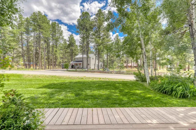 a outdoor space with furniture