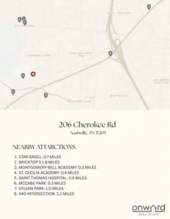 $1,825,000 | 206 Cherokee Road, Nashville, TN 37205