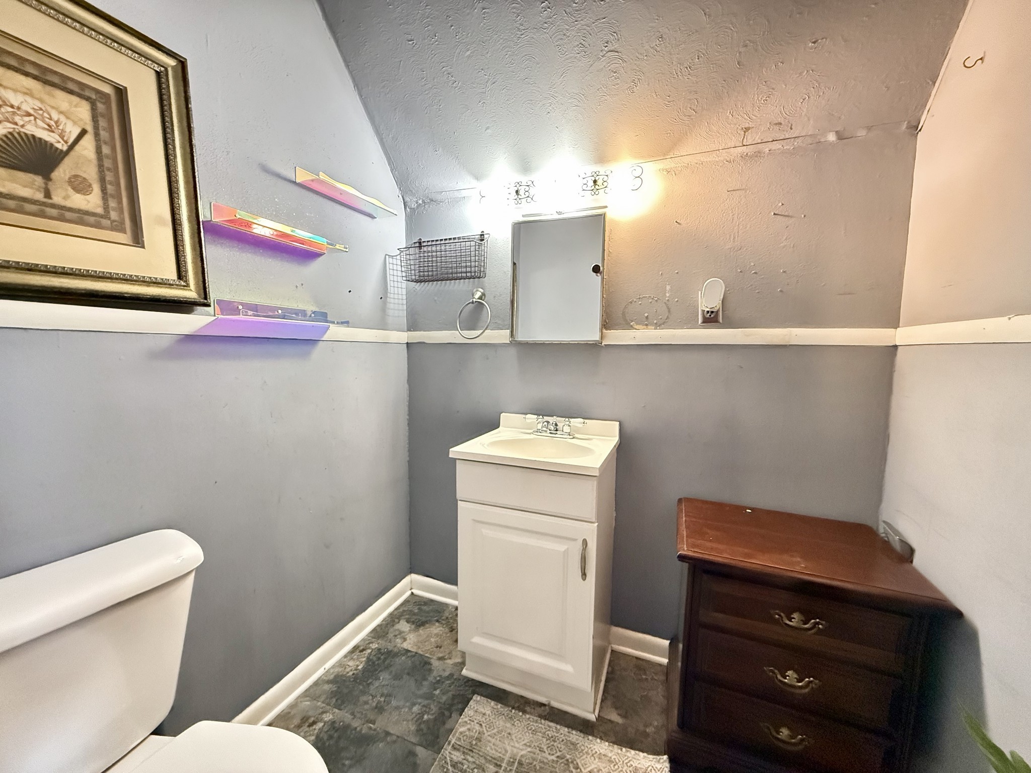 1408 Holly Grove Road Lewisburg, TN 37091 - Photo 19 of 19 a bathroom with a toilet a sink and a mirror