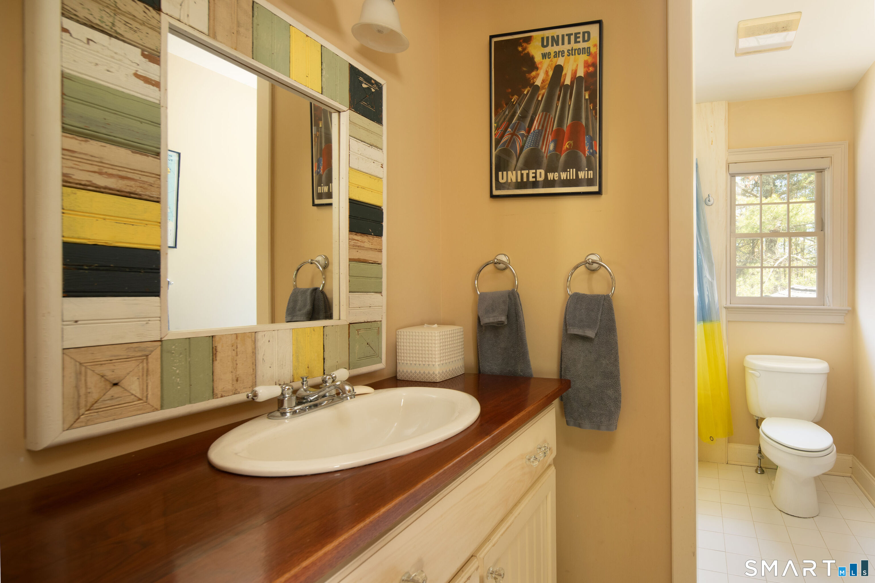 7 Cooper Hill Road Salisbury, CT 06068 - Photo 30 of 36 a bathroom with a sink and a mirror