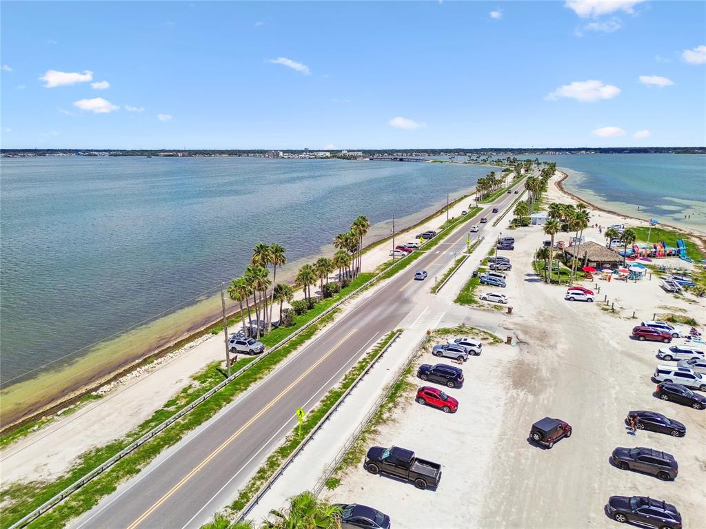 623 Palm Boulevard Dunedin, FL 34698 - Photo 35 of 55 a view of swimming pool with a table and chairs