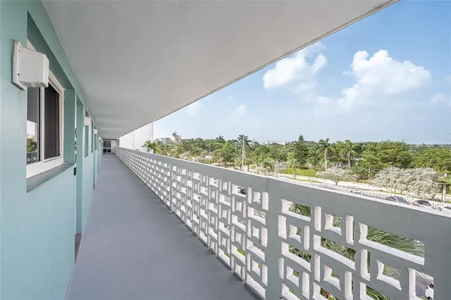 a city view from balcony