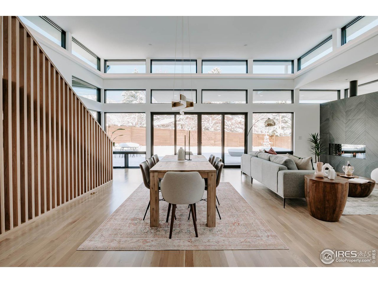 1175 Georgetown Road Boulder, CO 80305 - Photo 12 of 40 Living and dining with plenty of gorgeous light AND privacy!