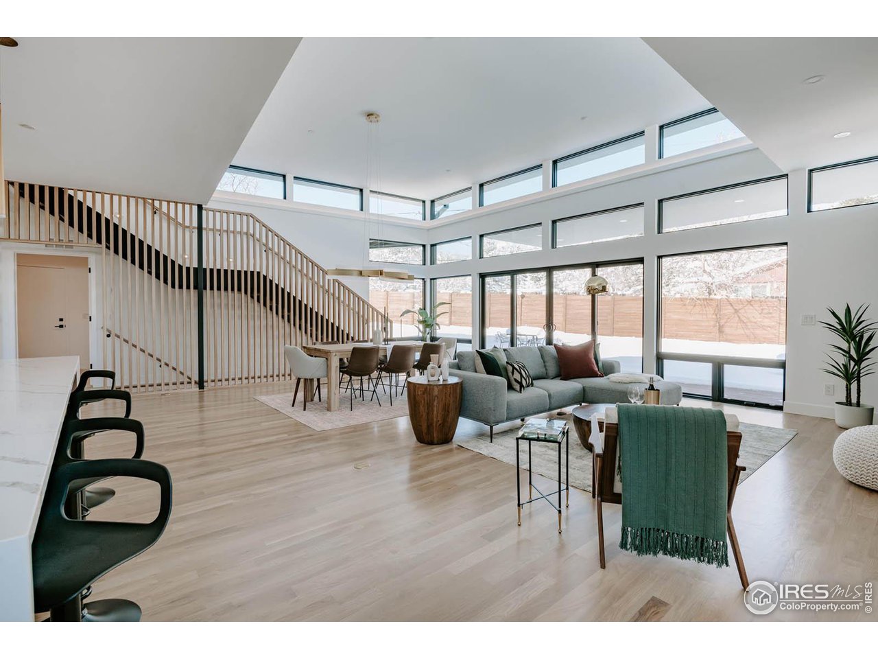 1175 Georgetown Road Boulder, CO 80305 - Photo 9 of 40 Enjoy mountain views, and privacy from this generous main level living space.