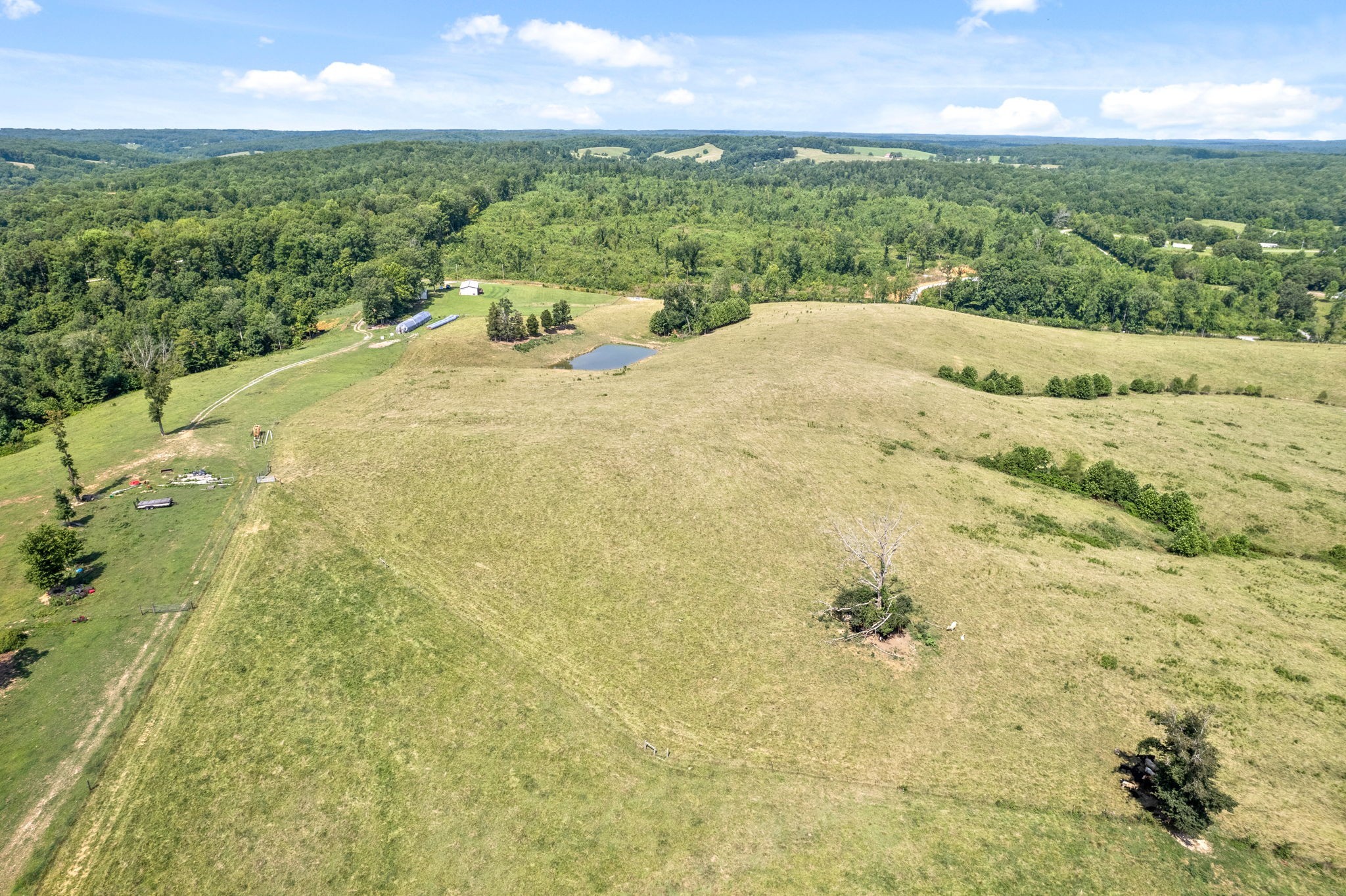 7 Brigham Branch Road Erin, TN 37061 - Photo 13 of 47 a view of a big yard with lots of green space