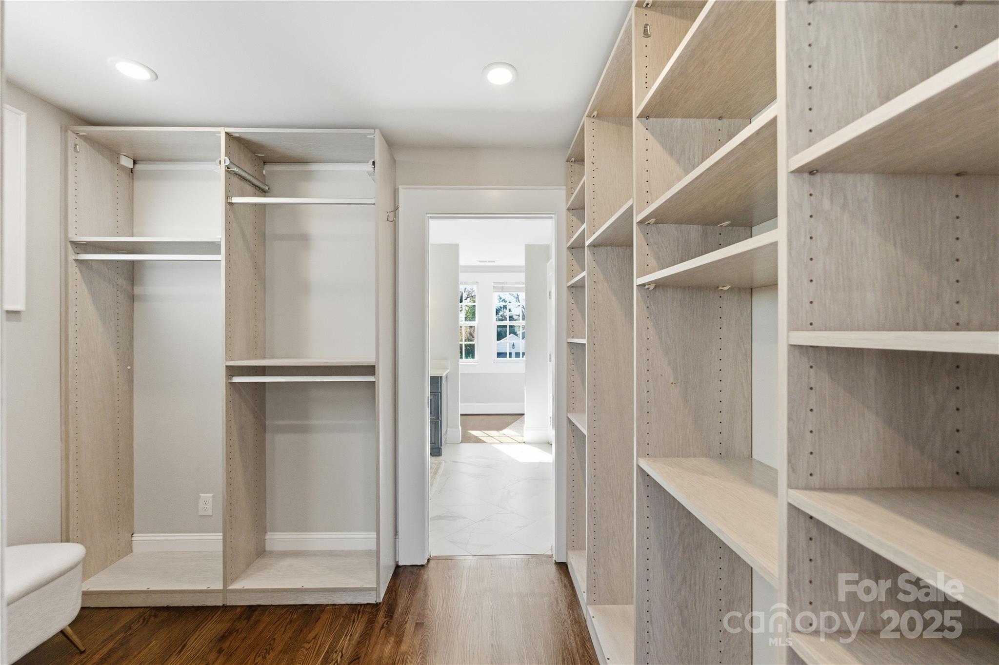 1305 Lilac Road Charlotte, NC 28209 - Photo 34 of 48 a kitchen with a refrigerator and wooden floor