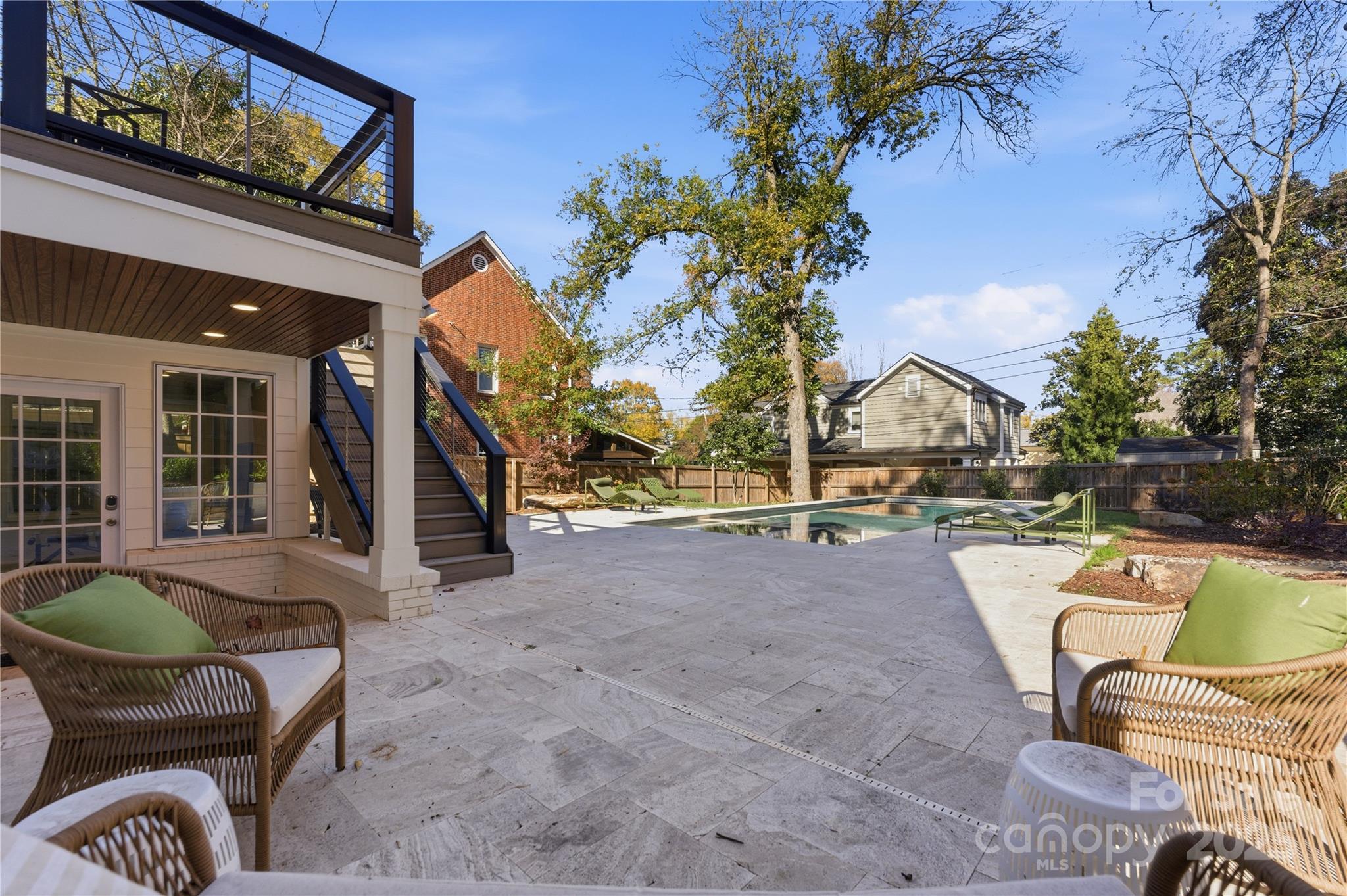 1305 Lilac Road Charlotte, NC 28209 - Photo 45 of 48 a view of house with outdoor seating space