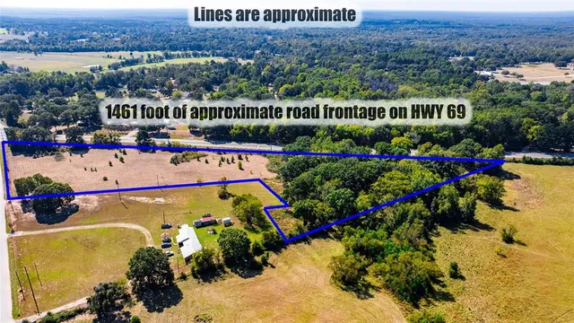 an aerial view of swimming pool