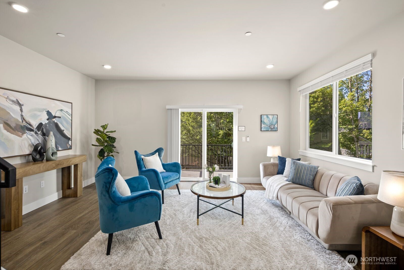 826 238th Place Southeast, Unit F Bothell, WA 98021 - Photo 11 of 39 a living room with furniture and a large window