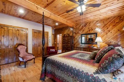 a very nice looking room with a large window