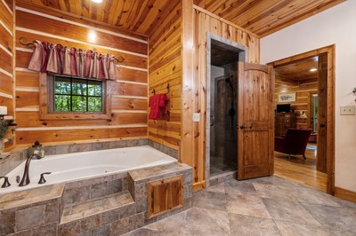 105 Double Branch Trail Murphy, NC 28906 - Photo 34 of 75 a bathroom with a tub and a sink