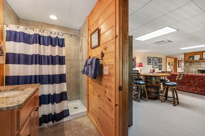 105 Double Branch Trail Murphy, NC 28906 - Photo 56 of 75 a bathroom with a sink and a shower
