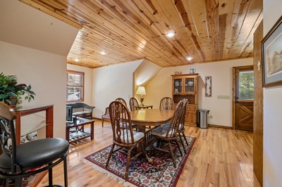 105 Double Branch Trail Murphy, NC 28906 - Photo 70 of 75 a view of a dining room with furniture window and wooden floor
