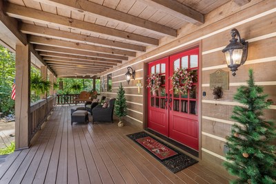 105 Double Branch Trail Murphy, NC 28906 - Photo 8 of 75 a view of a porch with furniture