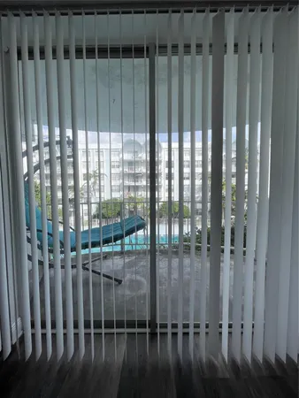 a view of a balcony