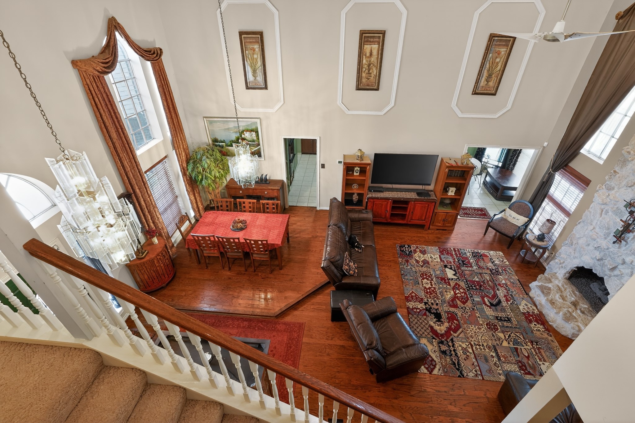 19027 Relay Road Humble, TX 77346 - Photo 9 of 29 Upstairs view overlooking the living area