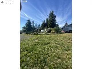 a view of a yard in front of a house