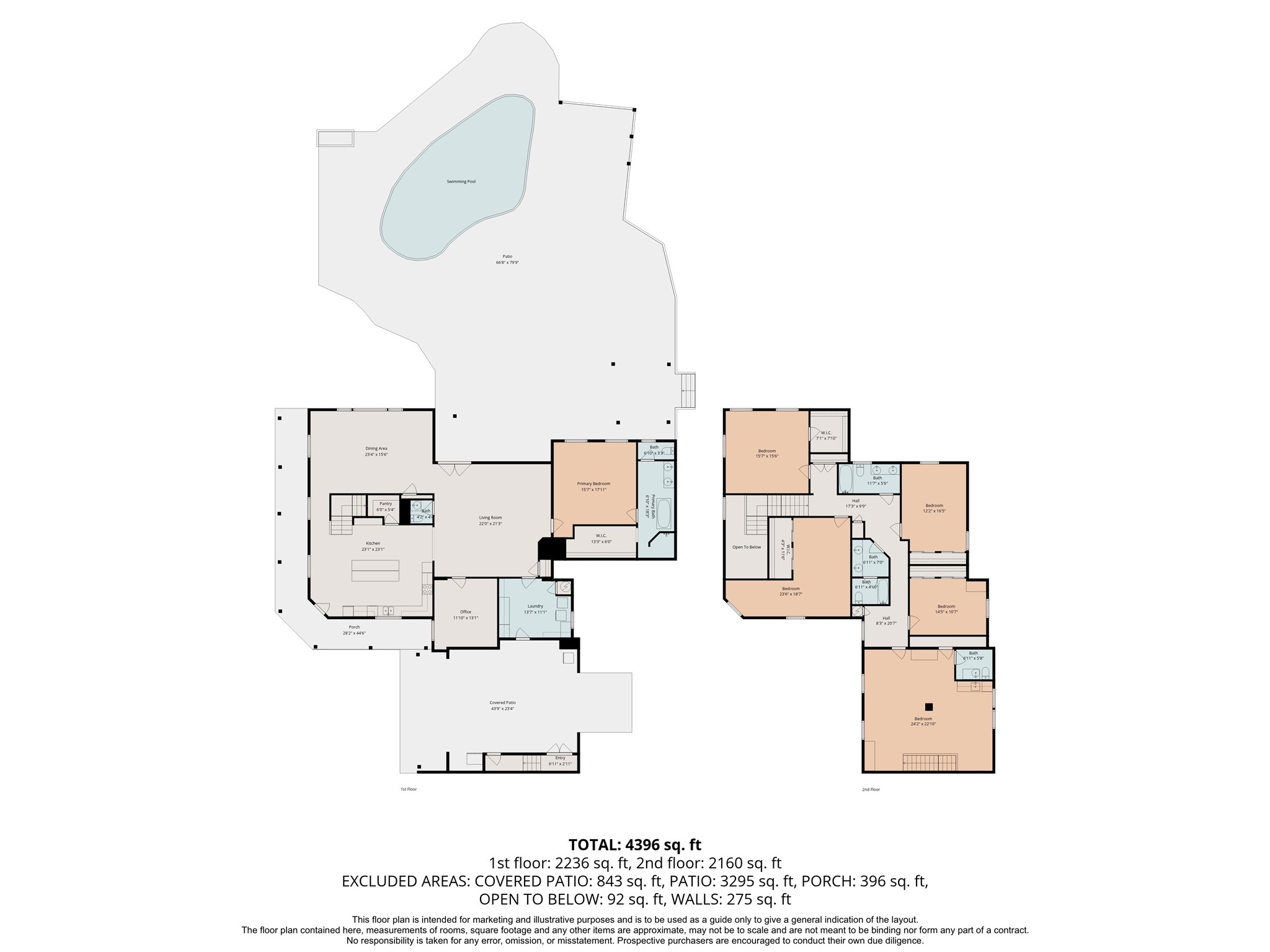 640 Piney Creek Road Bellville, TX 77418 - Photo 33 of 35 a picture of a floor plan