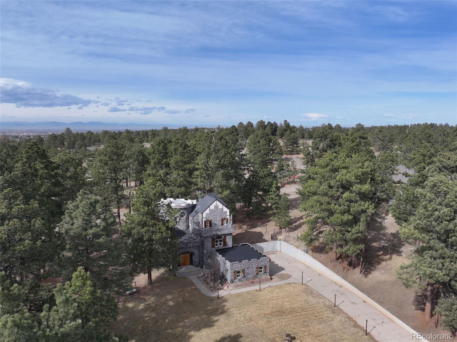 6650 North Village Road Parker, CO 80134 - Photo 2 of 46 a view of a city with lush green forest