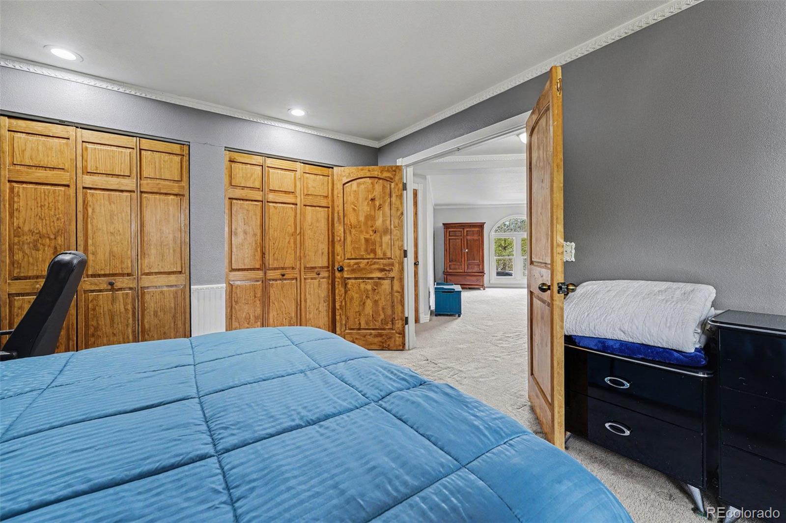 6650 North Village Road Parker, CO 80134 - Photo 28 of 46 a bed room with a bed and a television
