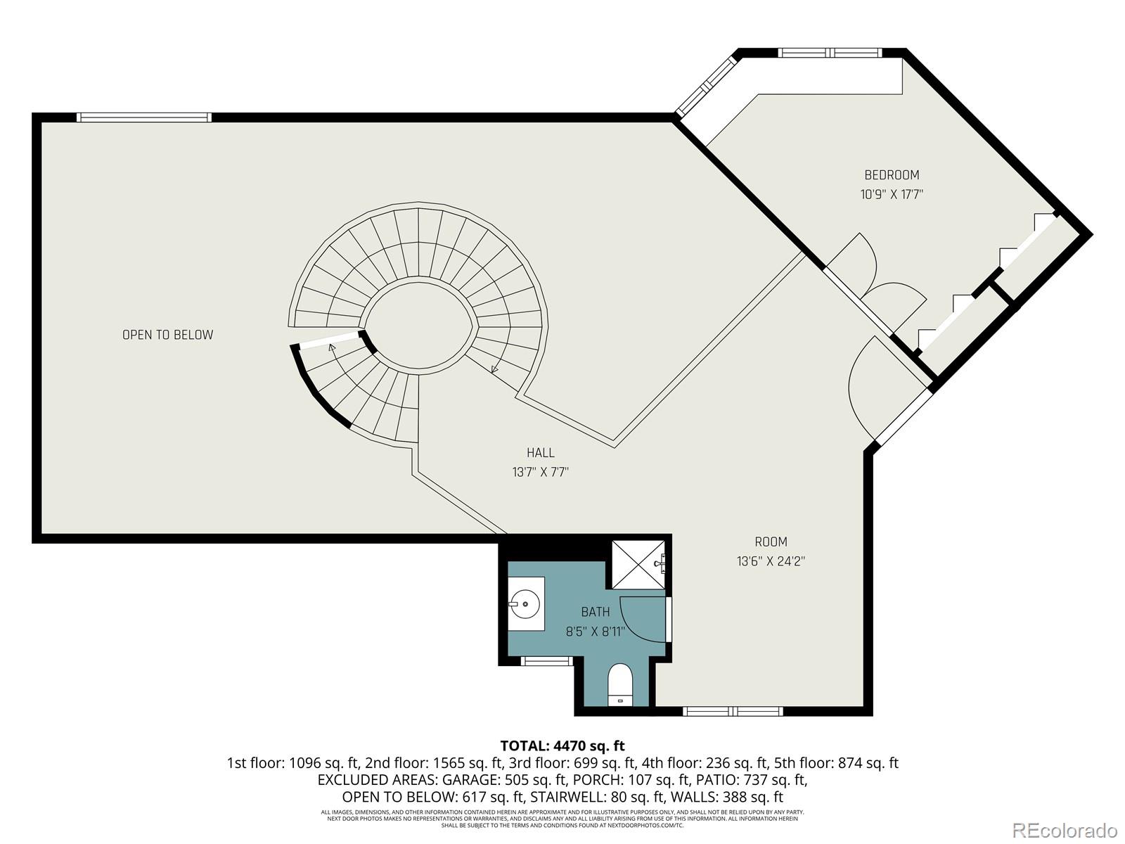 6650 North Village Road Parker, CO 80134 - Photo 43 of 46 a picture of a floor plan