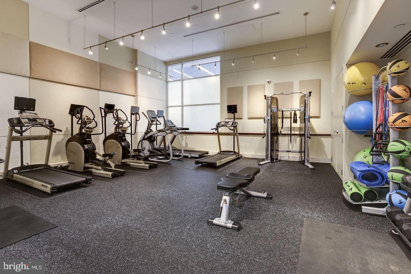 1025 First Street Southeast, Unit 507 Washington, DC 20003 - Photo 15 of 18 a view of a room with gym equipment