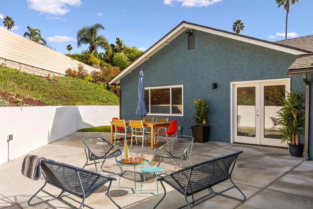 910 Edwina Way Cardiff, CA 92007 - Photo 25 of 30 a view of a patio with couple of chairs