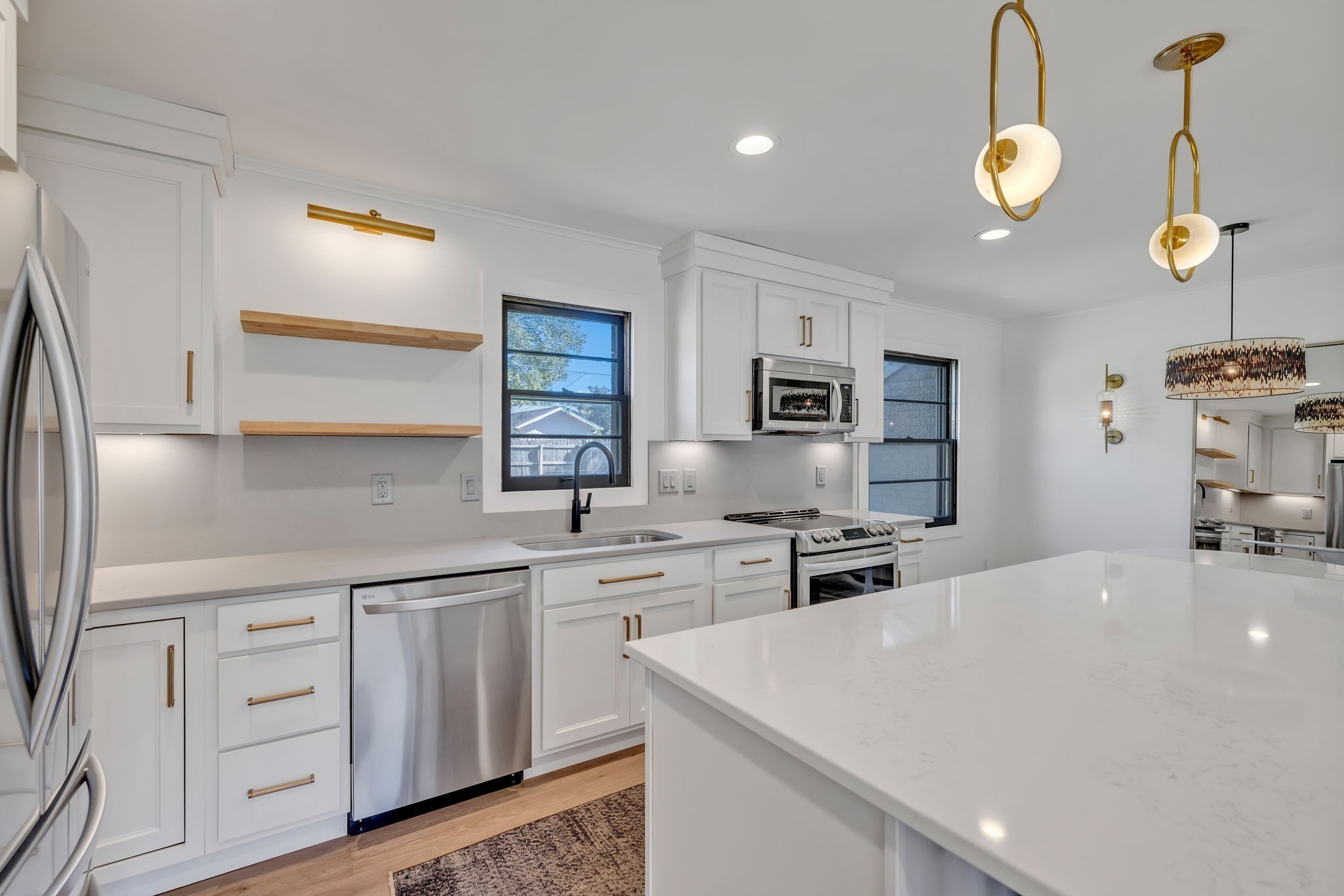 313 James Avenue Franklin, TN 37064 - Photo 22 of 49 a kitchen with cabinets a sink and appliances