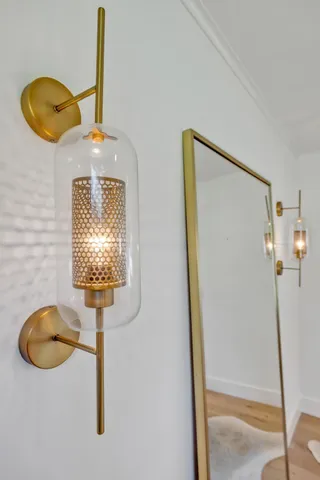 a close view of door lock