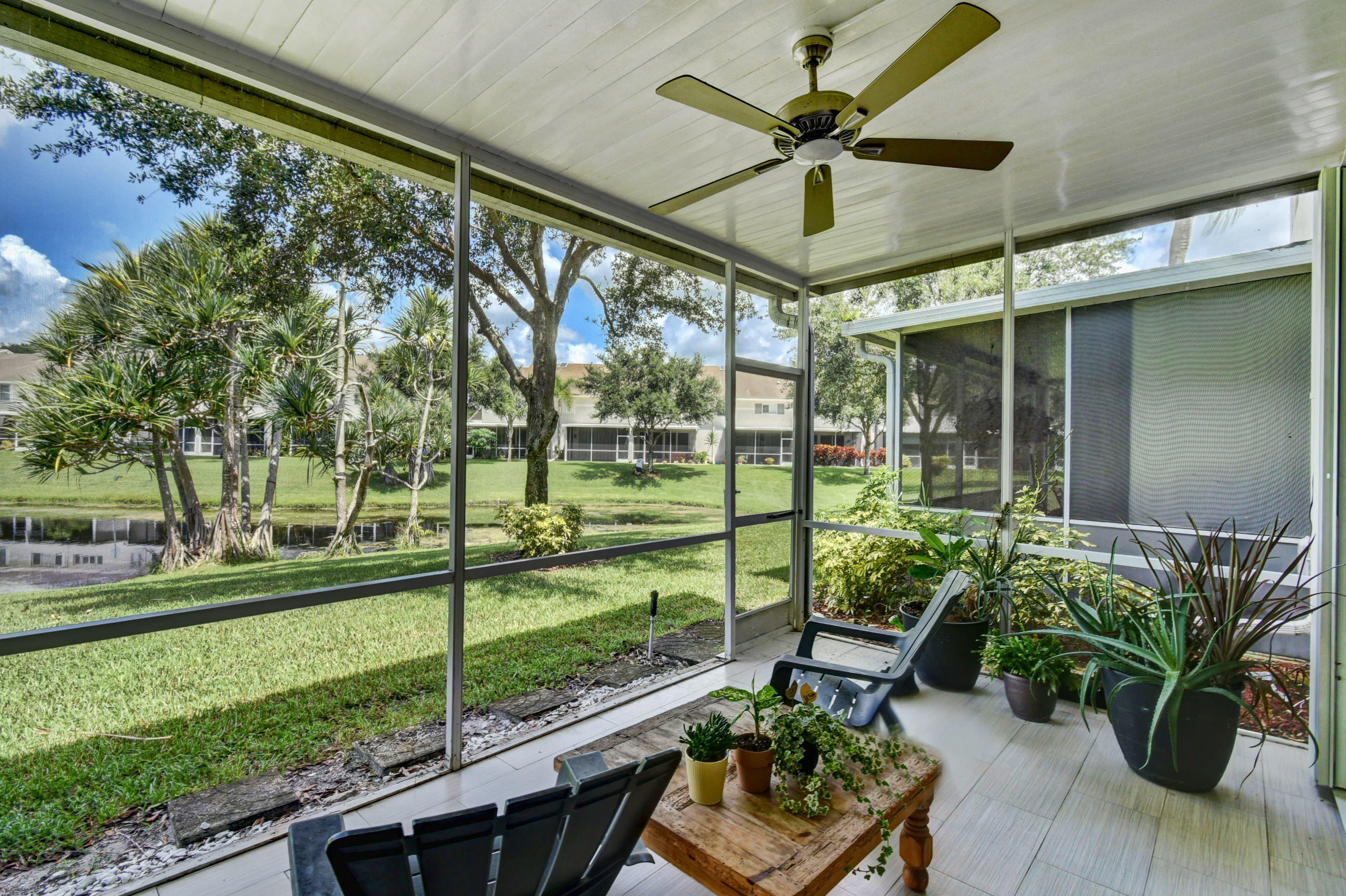 6061 Old Court Road, Unit 207 Boca Raton, FL 33433 - Photo 29 of 35 Screened Waterfront Patio