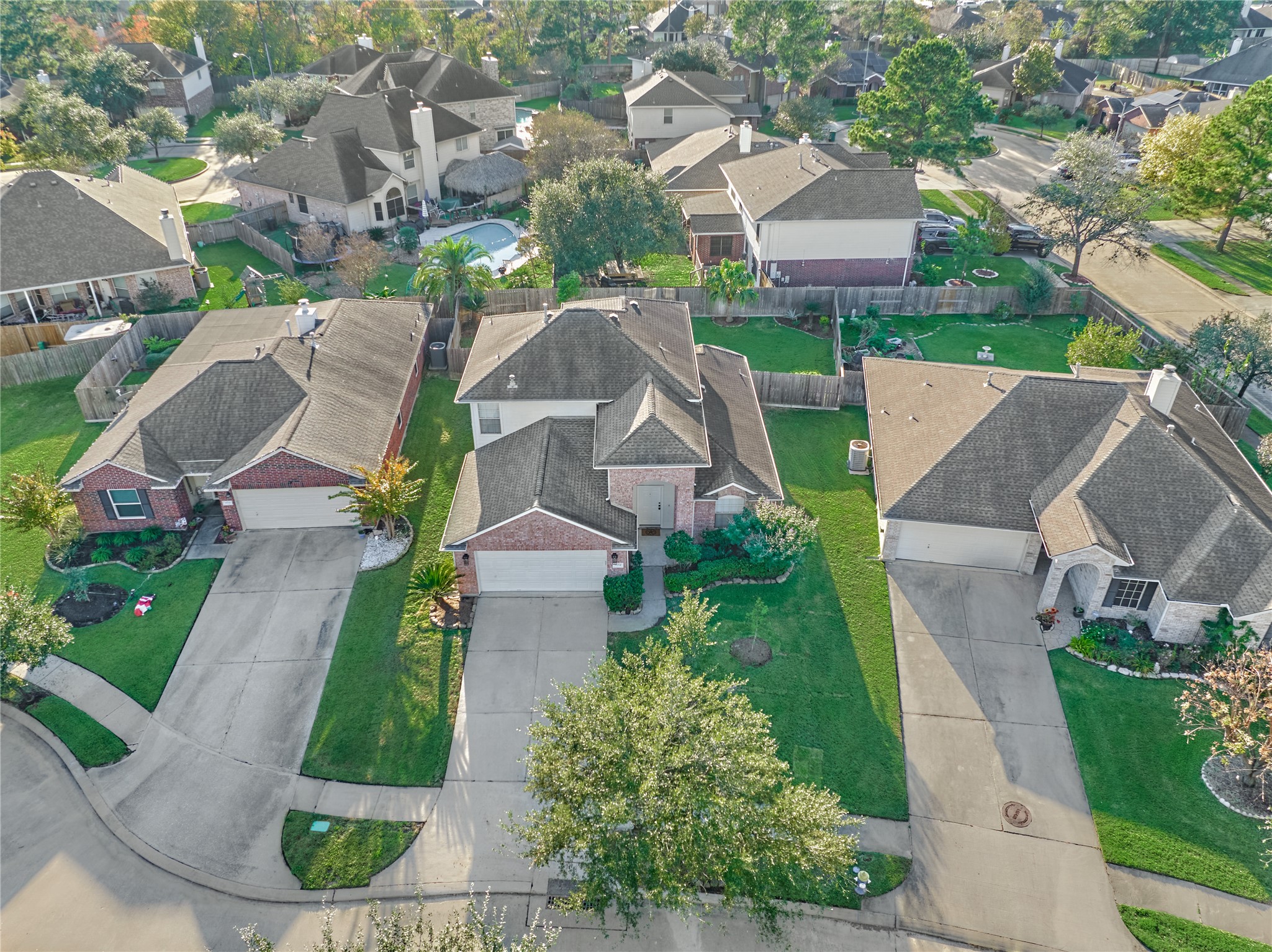 11714 Curry Ridge Lane Tomball, TX 77377 - Photo 2 of 50 Spacious yard with new landscaping and irrigation system (2025)