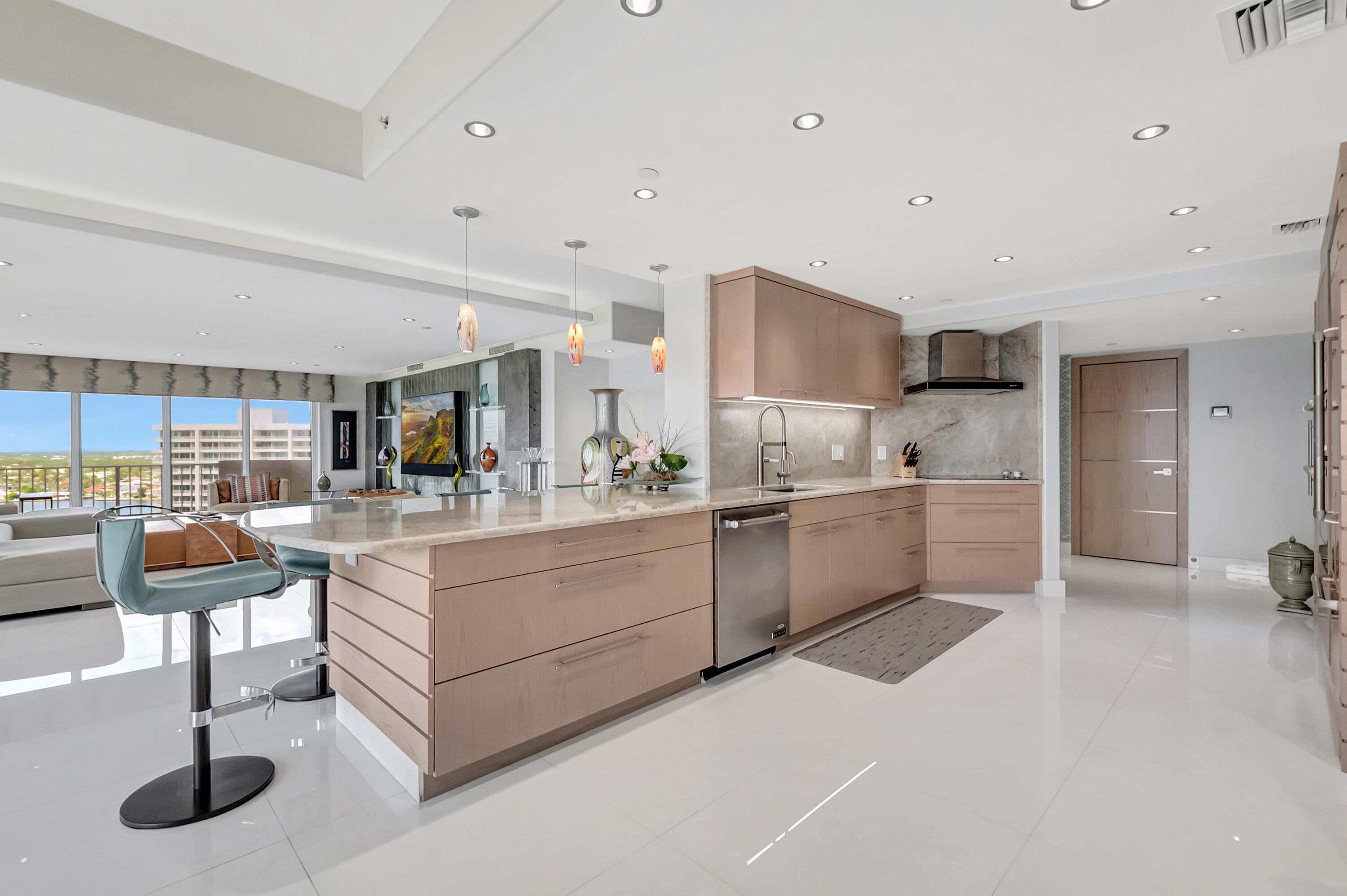 4301 North Ocean Boulevard, Unit 1708 Boca Raton, FL 33431 - Photo 17 of 91 OPEN KITCHEN CONCEPT