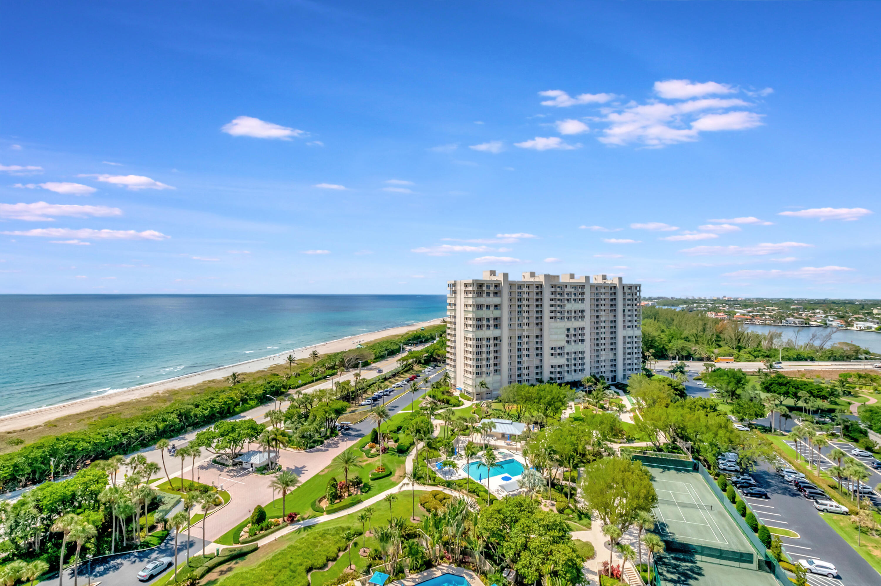 4301 North Ocean Boulevard, Unit 1708 Boca Raton, FL 33431 - Photo 49 of 91 EAST BALCONY VIEWS TO THE SOUTH
