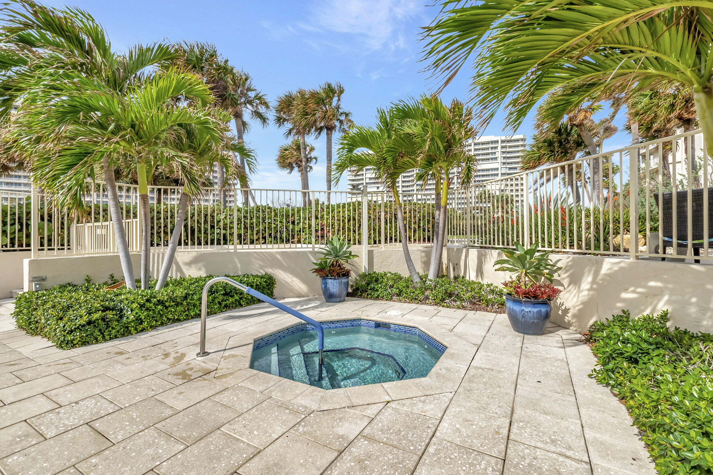 4301 North Ocean Boulevard, Unit 1708 Boca Raton, FL 33431 - Photo 67 of 91 HOT TUB AREA
